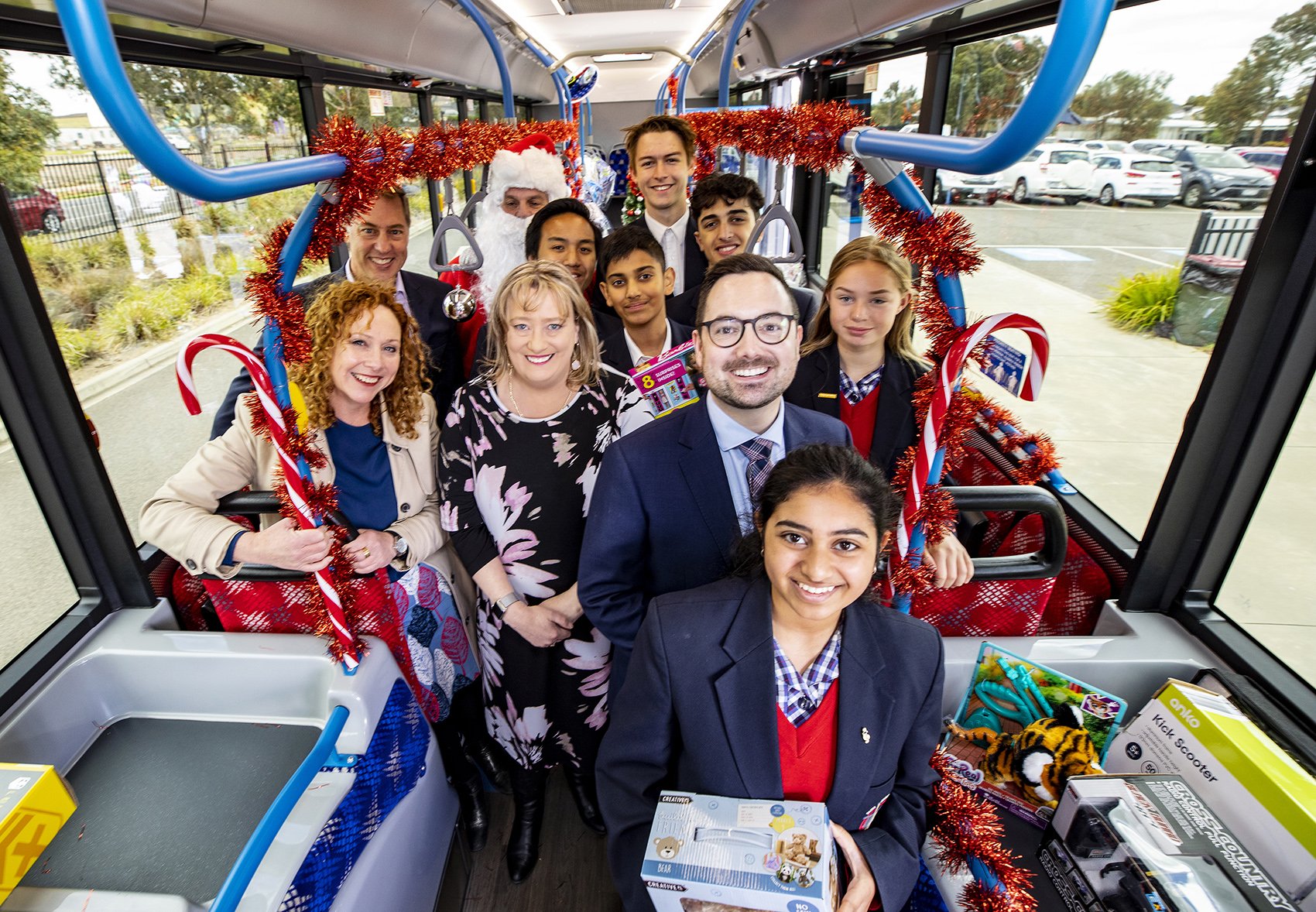 Transdev helps Santa to deliver Christmas cheer for kids in care